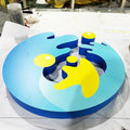 UV彩色烤漆，不发光不锈钢，3D空心字母，3D广告logo定制