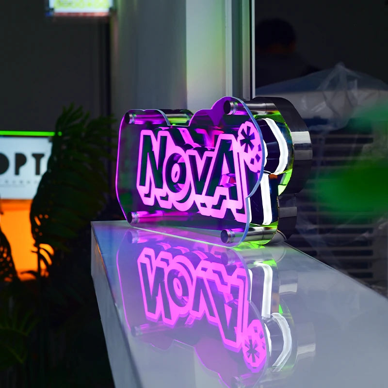 根据客户要求定制商用标志3D照明亚克力灯箱