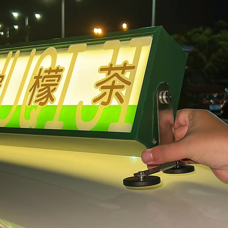 夜市广告灯箱、集装箱灯箱、移动充电便携式灯箱