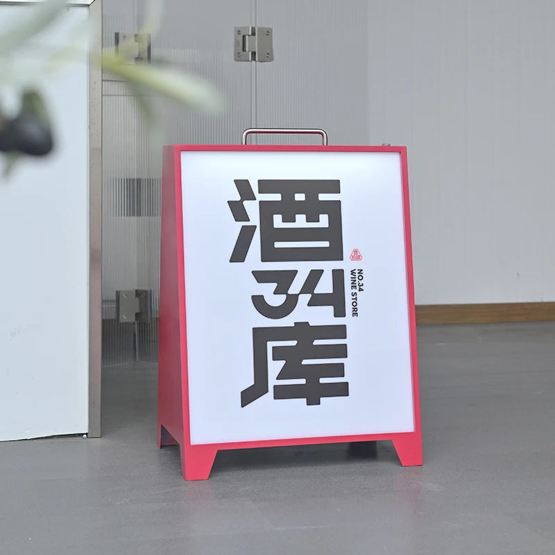 户外广告灯箱，落地式防水灯箱led灯箱logo户外led灯箱标牌