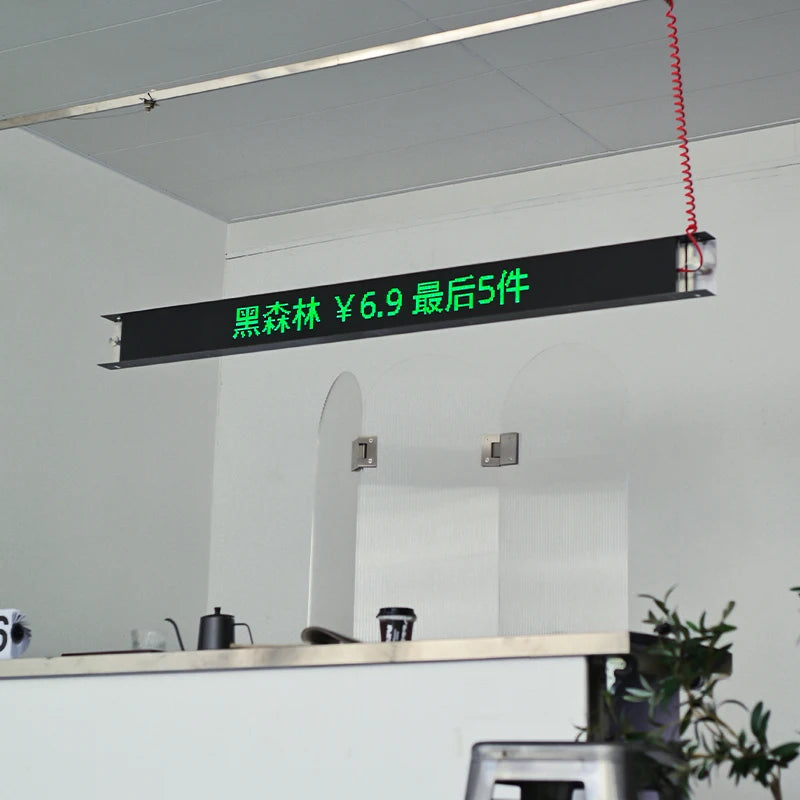 商店标志发光二极管显示屏广告屏可以背面安装/悬挂两用灯箱