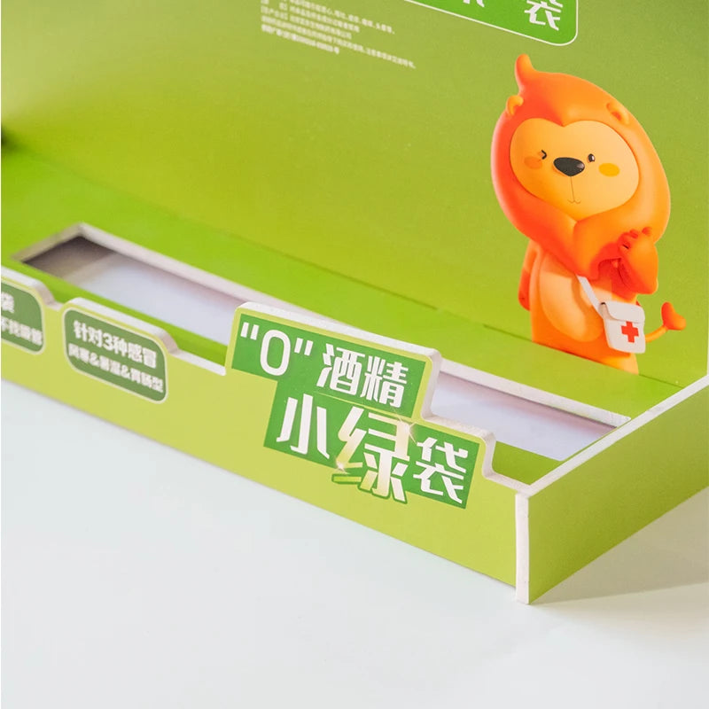 PVC广告展示盒组装盒收纳盒可定制产品展示柜